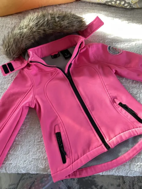 32 Degrees Girls Pink  Snow Jacket weatherproof , 4T