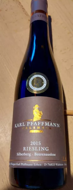 Weisswein 2015 Riesling Silberberg Beerenauslese Weingut Karl Pfaffmann