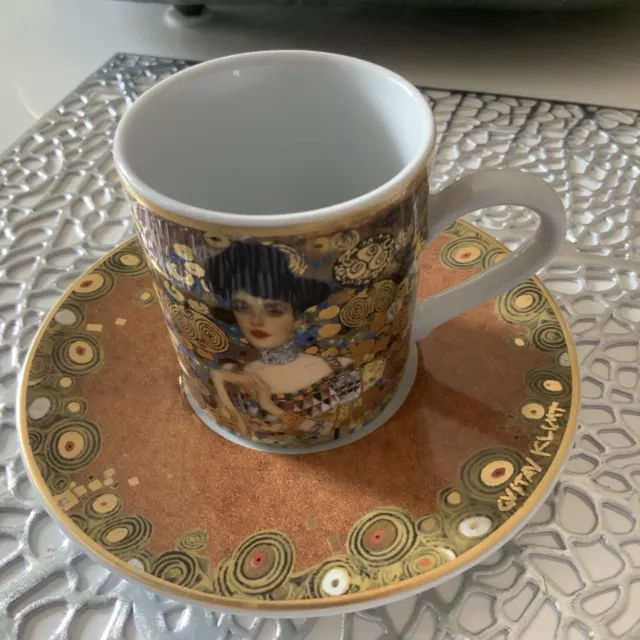 Goebel Porzellan Sammeltasse - Der Kuß - Gustav Klimt   Espresso ###