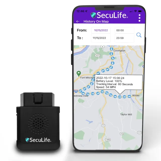 OBD GPS Tracker for Vehicles - $9 Monthly 5G 4G LTE GPS Tracking