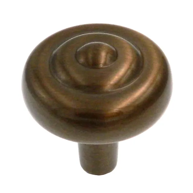 P206-SBZ Satin Bronze 1 1/8" Mushroom Cabinet Knob Pull Hickory Eclipse