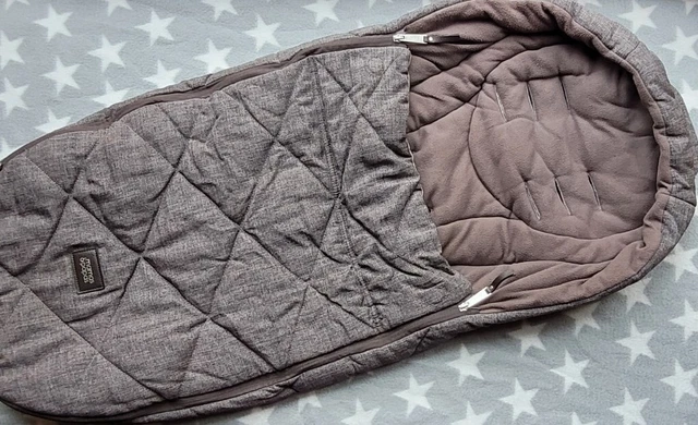Mamas & Papas Chestnut Taupe Cosytoes Footmuff Cold Weather Ocarro Flip xt3