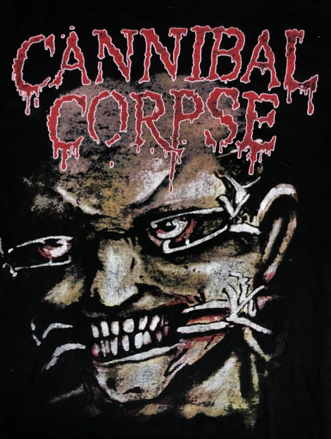Vtg 90s Cannibal Corpse Vile Napalm Death Cradle Filth T-shirt U2483