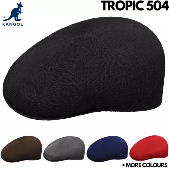 KANGOL Tropic 504 Ivy Cap Mens Light Flat Driving Summer Hat Classic Original