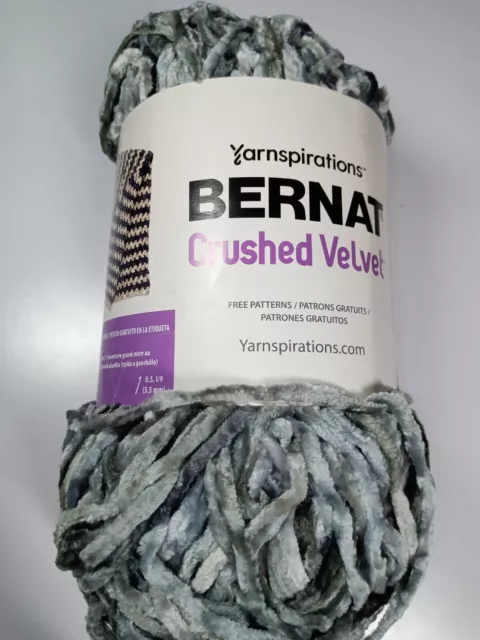 Yarnspirations - Bernat Baby Velvet Yarn - Pale Gray (86025
