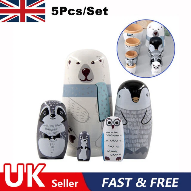 Lego Nutcracker Handmade Russian Rabbit Nesting Dolls Set Lego Nutcracker Handmade Russian Rabbit Nesting Dolls Set