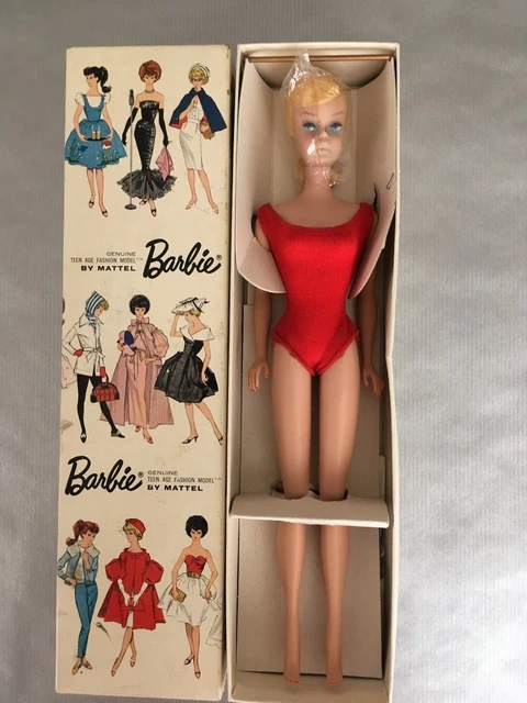Queue De Swirl Platine Vintage Poupée Barbie Défilé De Mode Caniche Modelisation 1964 Par Mattel Fabrique Au Japon 47893595