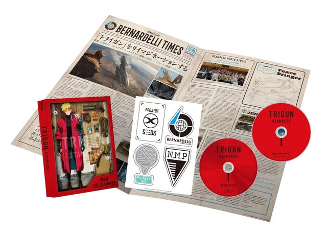 TRIGUN STAMPEDE Vol.1 First Limited Edition Blu-ray Soundtrack  Booklet  39 JP