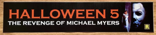 ⭐ Halloween 5: The Revenge Of Michael Myers - Movie Theater Poster Mylar Small ⭐ Halloween 5: The Revenge Of Michael Myers - Movie Theater Poster Mylar Small