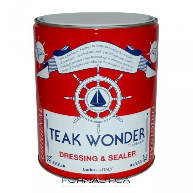 Teak Wonder Olio Per Legno Teak Protettivo E Sigillante Lt.1 - Dressing E Sealer