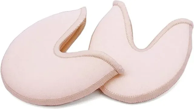DANCEYOU Ballet Dance Toe Pads Soft Silicone Gel Toe Covers Large
