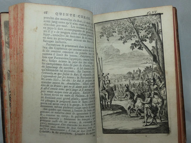 Quinte-curce Alexandre le Grand VAUGELAS 1727 gravures (2vol/2)