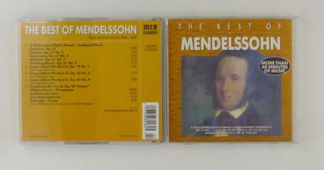 CD Disque - Felix Mendelssohn – The Best Of Mendelssohn - A9490 k88