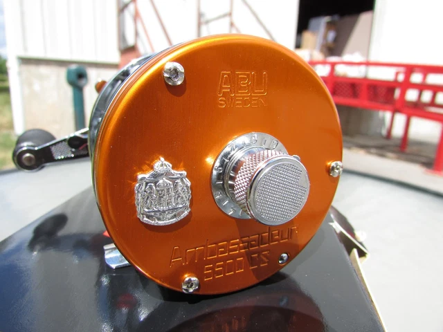 箱付 ABU ambassadeur 5500Csunset orange 美品 Abu Ambassadeur Factory Tuned Sunset Orange 5500CS - YouTube