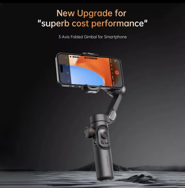 Axis Handheld Gimbal Stabilizer for Smartphone with Fill Light 2