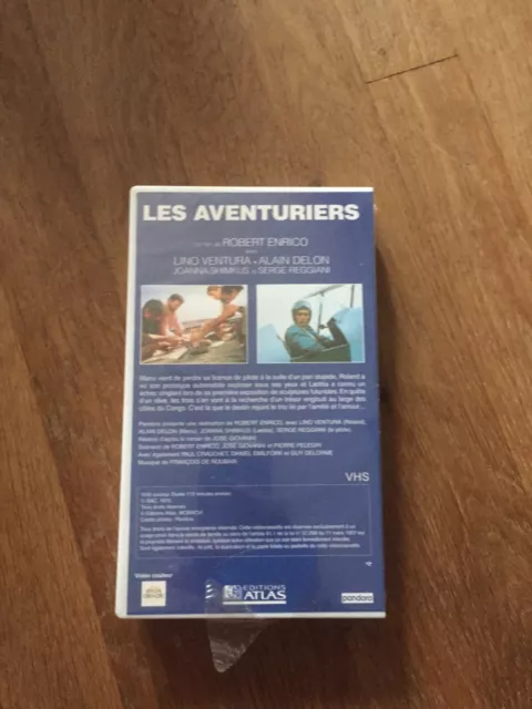 CASSETTE VIDEO VHS CINEMA LINO VENTURA LES AVENTURIERS delon reggiani  NEUF 2