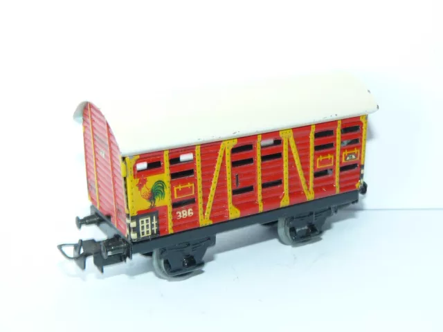 Märklin H0 386 .5 ++ Kleintierwagen aus Blech BK 5 von 1950 ++ #A2_524