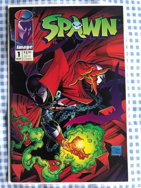 Spawn 1 (1992) 1st Printing with poster. Todd McFarlane story and art [6.0]
