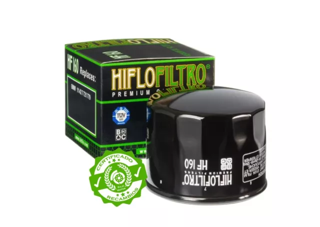 ⭐⭐⭐⭐⭐Filtro de óleo ▷ HIFLOFILTRO HF160 ✅ BMW Husqvarna Bimota