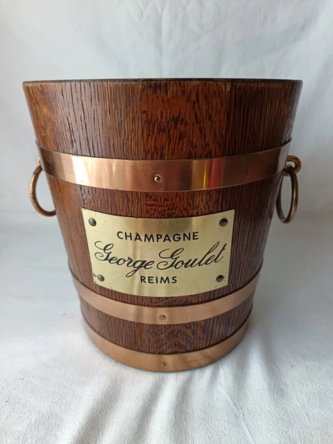 Seau à Champagne Ancien Rémy Galichet Aluminium - Bouzy Marne - Années 1920-1940