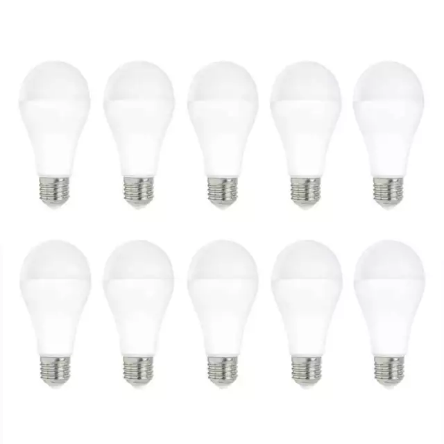 10 x LED Leuchtmittel Birnenform 15W = 100W E27 matt 1550lm Neutralweiß 4000K