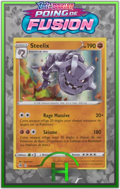 Steelix Holo - EB08:Fusion Fist - 139/264 - New French Pokemon Card