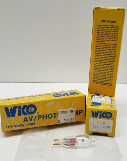 3x NEW WIKO AV/PHOTO LAMP EVD PROJECTOR LIGHT BULB 400W 36V LOT OF 3