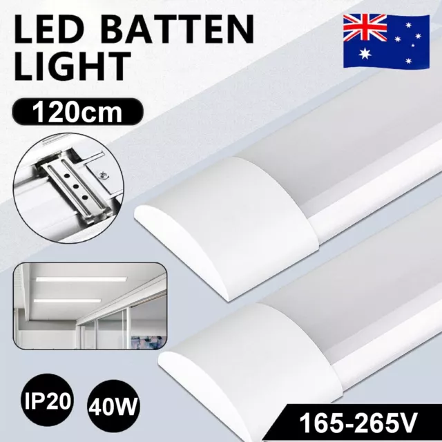 LED Slim Ceiling Batten Tube Light Linear Fluro Fluorescent 30CM 60CM 90CM 120CM