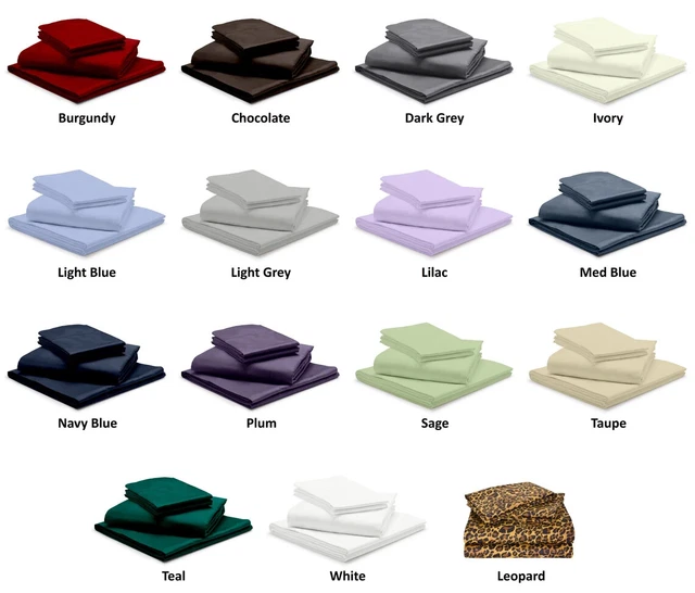 100% Giza Egyptian Cotton My Giza Pillow 1000 TC Soft Luxury King Size Sheet Set