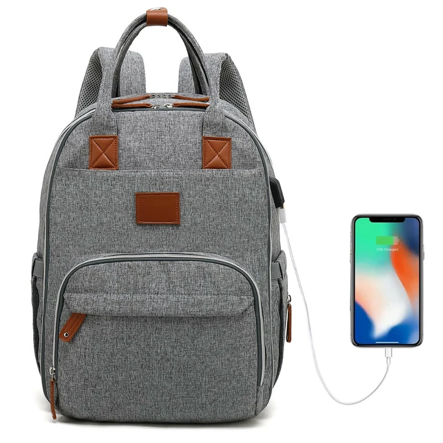Multi-Function Living Traveling Share Baby Diaper Bag Waterproof Backpack Nappy 2