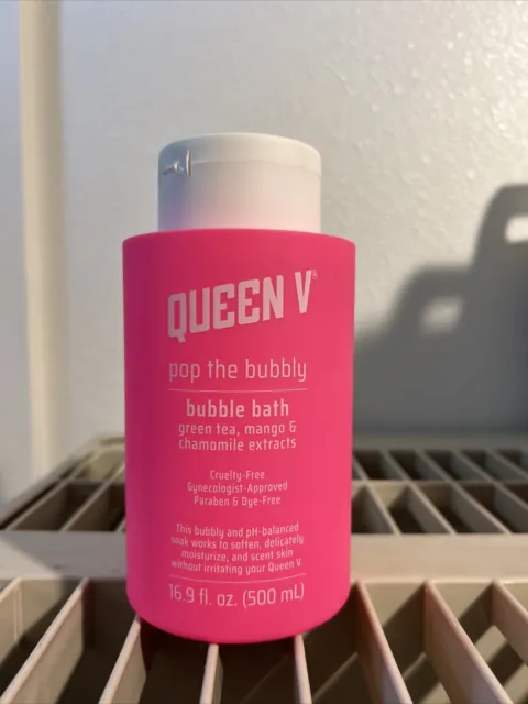 Queen V Pop The Bubbly baño de burbujas pH equilibrado remojo lavado 16,9 oz