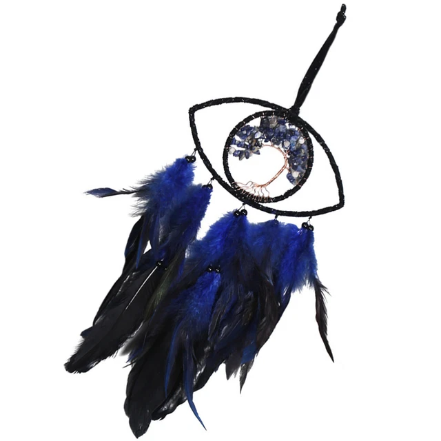 Dreamcatcher filo di rame decorazioni per camerette piume acchiappasogni