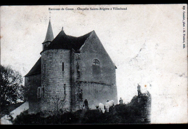 VILLECHAUD (58) BERGER & BOVINS en PATURAGE à la CHAPELLE SAINTE-BRIGITTE