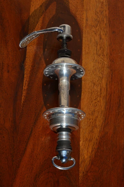 PAIRE DE MOYEUX CAMPAGNOLO C-record 8V pour vélo de course ancien, années 80/90 EUR 41,00 - FR