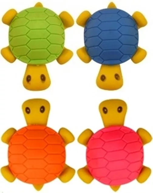 Novelty Cute 3D Turtle Erasers Pencils Rubbers Party Bag Filler Accessories Toy