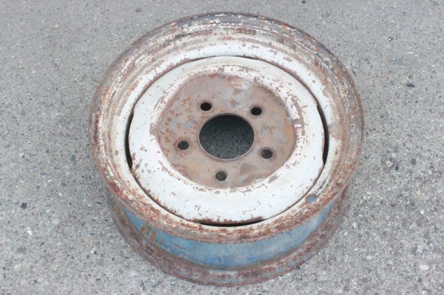 Original Ford F-100 Truck Bronco Steel Wheel Rim 15" x 5-1/2" 5 on 5-1/2" 11 Original Ford F-100 Truck Bronco Steel Wheel Rim 15" x 5-1/2" 5 on 5-1/2" 11