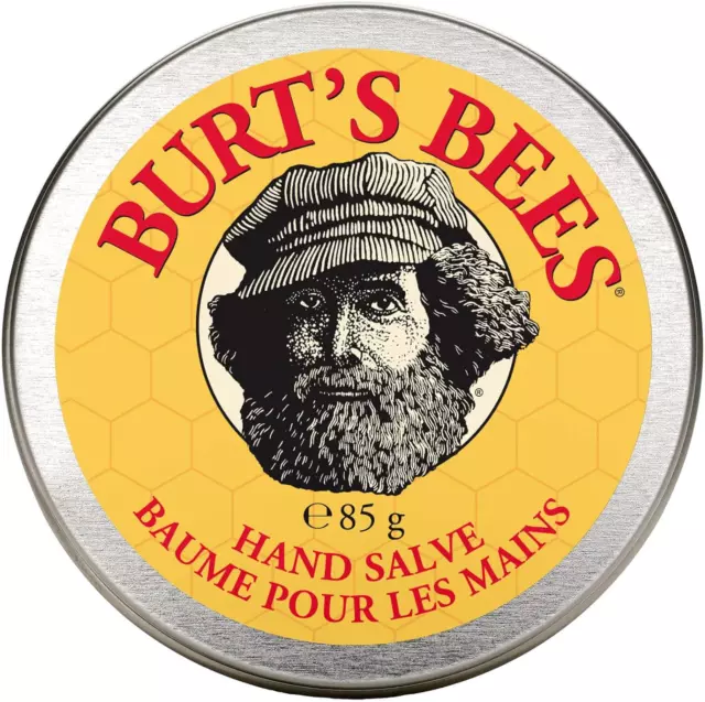 Burt's Bees Hand Salve, Hand Moisturiser For Very Dry Hands, Beeswax, 100% 85g