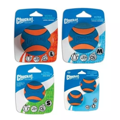 Chuckit Ultra Squeaker Gummi Robust Bounce Ball Fetch Spielzeug Spiel für Hunde