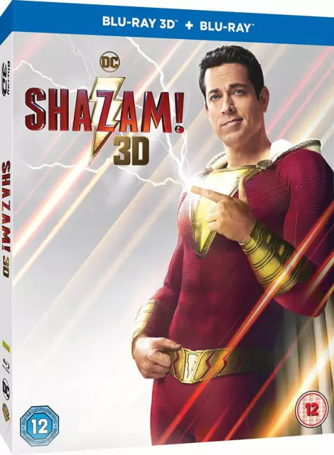 Shazam! (2019) 3D + 2D Blu-Ray BRAND NEW Free Shipping