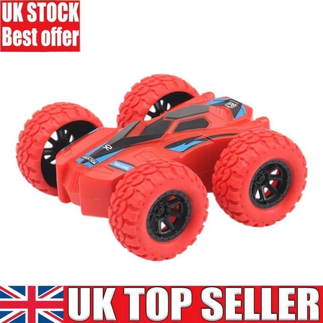 KIDS FUN DOUBLESIDE Vehicle Inertia ShatterProof Model Toy Car (Red