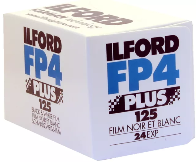 Ilford FP4 Plus 35mm 125 ISO Black & White Camera Film 24 exposure