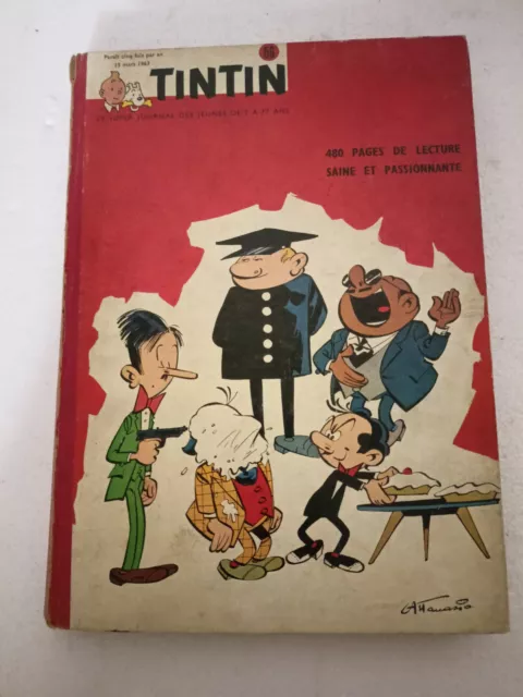 Tintin – L'hebdomadaire des Super-Jeunes de 7 à 77 ans. N°15 bel. et 187 Fr  Année 34