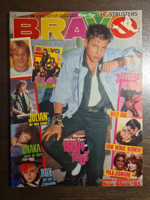 BRAVO 01/1984 Heft Komplett - Billy Idol, Boy George, Nena, Depêche Mode - Top!