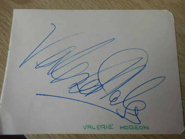 Valerie  Hobson    -  Actor   -  Don  Cornell  -  Singer    -  Autographs