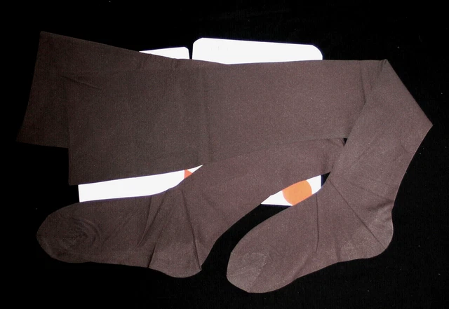 Bas à Couture Vintage Le Bourget – Taille 4 – Marron – Polyamide – Séduction