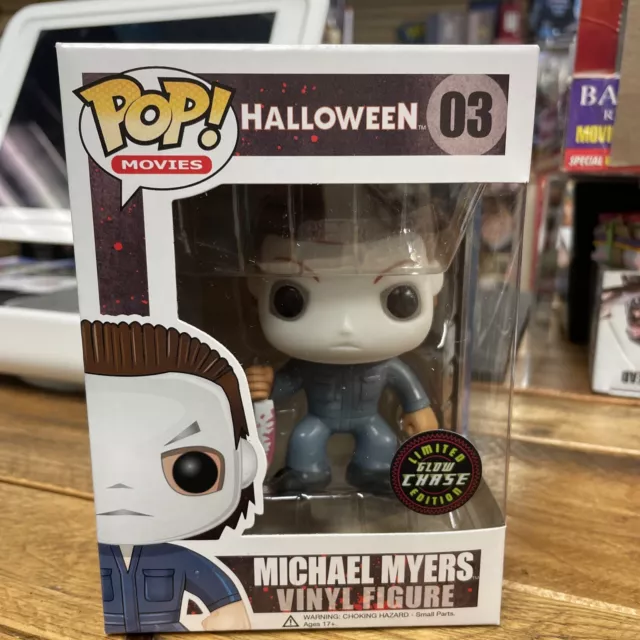 Funko Pop! Michael Myers Halloween #03 Glow In The Dark Chase 2011 - Authentic