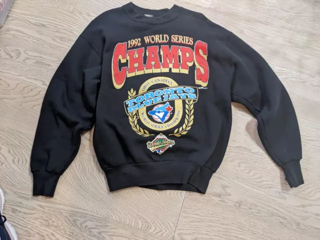 Vintage Toronto Blue Jays Sweatshirt Size Large World Series Champions 1993 MLB