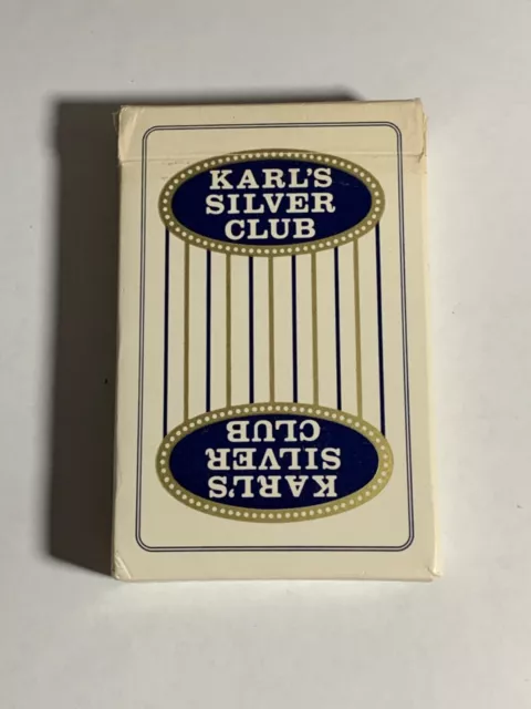 Karls Silver Club Casino Playing Cards Sparks Nevada