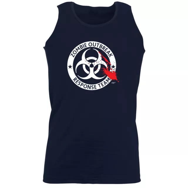 Zombie Outbreak Response Team Funny Gift Novelty Tank Top Vest Singlet Gifts