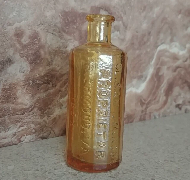 VINTAGE A. LANCASTER’S Indian Vegetable Jaundice Bitters Bottle